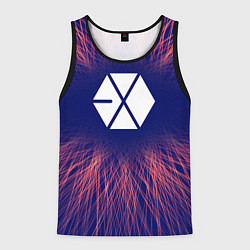 Майка-безрукавка мужская Exo red energy, цвет: 3D-черный