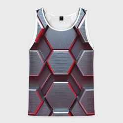 Мужская майка без рукавов Бордовый бронежилет