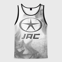 Майка-безрукавка мужская JAC - white gradient, цвет: 3D-черный