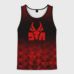 Майка-безрукавка мужская Die Antwoord red poly, цвет: 3D-черный