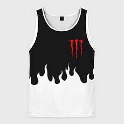 Мужская майка без рукавов Monster energy red logo
