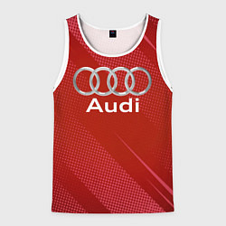 Мужская майка без рукавов Audi - абстракция
