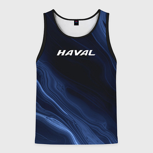 Мужская майка без рукавов Haval тёмно-синий / 3D-Черный – фото 1