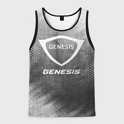 Майка-безрукавка мужская Genesis - grey gradient, цвет: 3D-черный