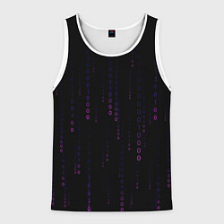 Майка-безрукавка мужская Color black pink, цвет: 3D-белый