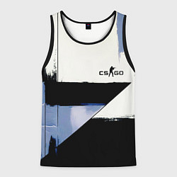 Майка-безрукавка мужская CS GO контрудар, цвет: 3D-черный