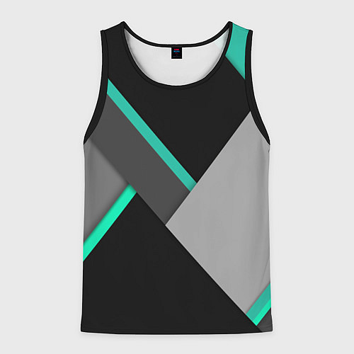 Мужская майка без рукавов Multicoloured / 3D-Черный – фото 1