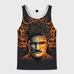 Мужская майка без рукавов The last of us - зараженный Джоел