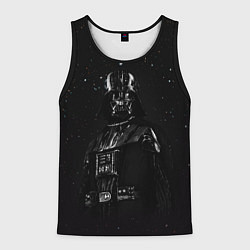 Майка-безрукавка мужская Дарт вейдер галактика звёзды, цвет: 3D-черный