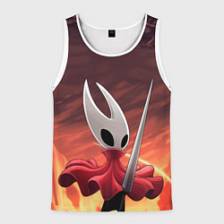 Майка-безрукавка мужская Полый рыцарь Hollow knight silksong, цвет: 3D-белый