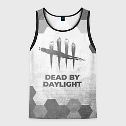 Мужская майка без рукавов Dead by Daylight - white gradient