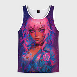 Майка-безрукавка мужская Март 7 реализм, цвет: 3D-белый