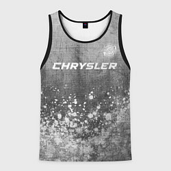 Мужская майка без рукавов Chrysler - grey gradient посередине