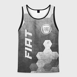 Мужская майка без рукавов Fiat - grey gradient вертикально