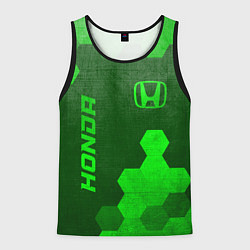 Мужская майка без рукавов Honda - green gradient вертикально