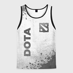Майка-безрукавка мужская Dota - white gradient вертикально, цвет: 3D-черный