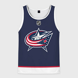 Майка-безрукавка мужская Columbus Blue Jackets - NHL team, цвет: 3D-белый