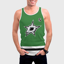 Майка-безрукавка мужская Dallas Stars - NHL team, цвет: 3D-белый — фото 2