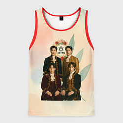 Майка-безрукавка мужская Astro группа в костюмах барокко, цвет: 3D-красный