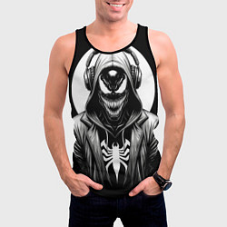 Майка-безрукавка мужская Venom black, цвет: 3D-черный — фото 2