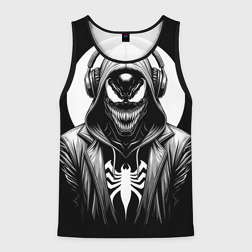 Мужская майка без рукавов Venom black / 3D-Черный – фото 1