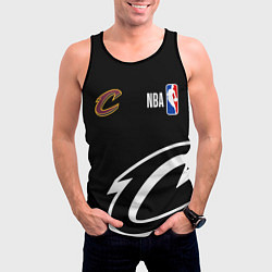 Майка-безрукавка мужская Cleveland Cavaliers basketball, цвет: 3D-черный — фото 2