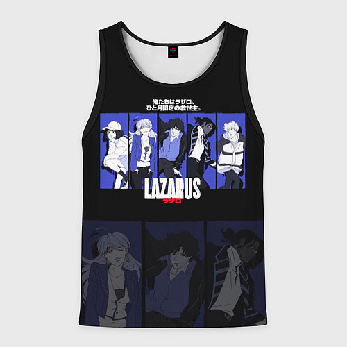 Мужская майка без рукавов Lazarus / 3D-Черный – фото 1