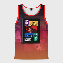 Майка-безрукавка мужская Lazarus Art, цвет: 3D-красный