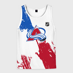Мужская майка без рукавов Колорадо Эвеланш - брызги красок