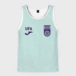 Мужская майка без рукавов Фк Уфа - мятный цвет и текстура