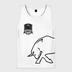 Майка-безрукавка мужская ФК Краснодар - бык, цвет: 3D-белый