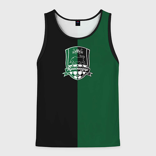 Мужская майка без рукавов Кордоба - ФК Краснодар / 3D-Черный – фото 1