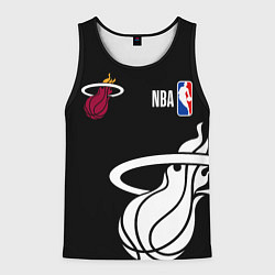 Майка-безрукавка мужская Miami Heat - NBA team, цвет: 3D-черный