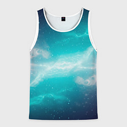 Мужская майка без рукавов Галактическое сияние небес