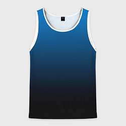 Мужская майка без рукавов Blue gradient