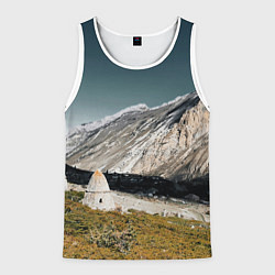 Майка-безрукавка мужская Фардык-Кешене, цвет: 3D-белый