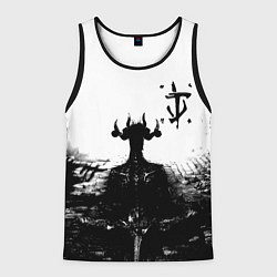 Майка-безрукавка мужская Doom демон марса, цвет: 3D-черный