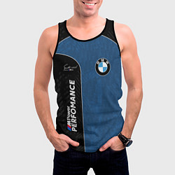 Майка-безрукавка мужская BMW Performance Power, цвет: 3D-черный — фото 2