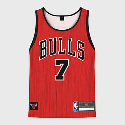 Майка-безрукавка мужская NBA Bulls 7 Kukoc, цвет: 3D-черный