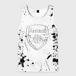 Мужская майка без рукавов Arsenal брызги красок