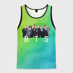Майка-безрукавка мужская BTS kpop, цвет: 3D-черный