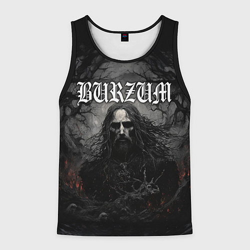 Мужская майка без рукавов Burzum Varg / 3D-Черный – фото 1