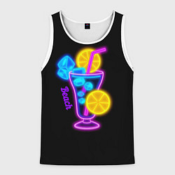 Мужская майка без рукавов Night beach