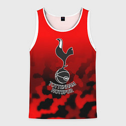 Майка-безрукавка мужская Тоттенхэм Хотспур камуфляж красный, цвет: 3D-белый