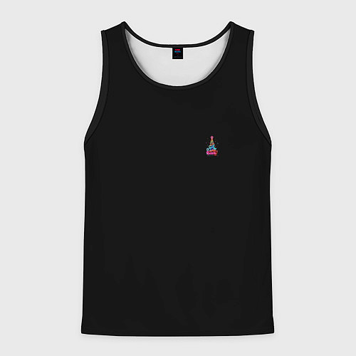 Мужская майка без рукавов Christmas tree gifts / 3D-Черный – фото 1