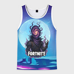 Майка-безрукавка мужская Рейвен Fortnite, цвет: 3D-белый