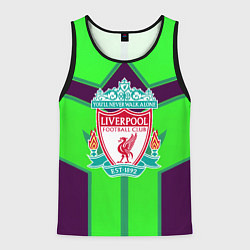 Мужская майка без рукавов Liverpool геометрия текстура спорт
