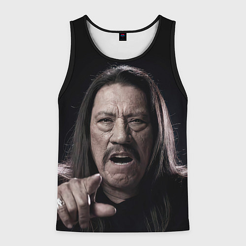 Мужская майка без рукавов Danny Trejo / 3D-Черный – фото 1