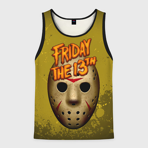 Мужская майка без рукавов Джейсон Вурхиз / 3D-Черный – фото 1