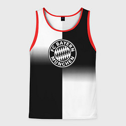Майка-безрукавка мужская Бавария Мюнхен геометрия градиент, цвет: 3D-красный